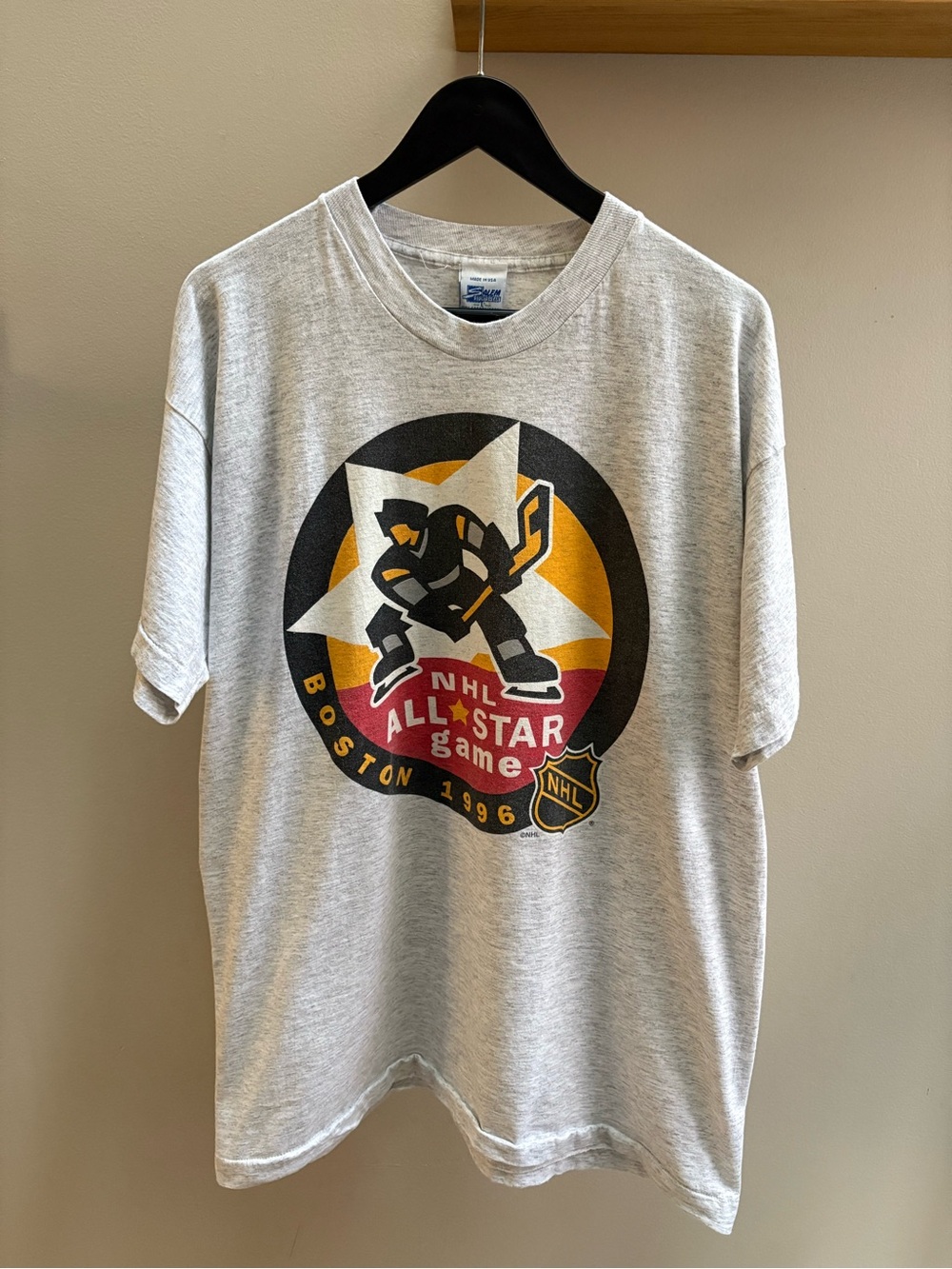 Boston Bruins VTG 1996 NHL All-Star Game Salem Sportswear T-shirt L/XL